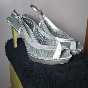 Papell Studios Silver Heels